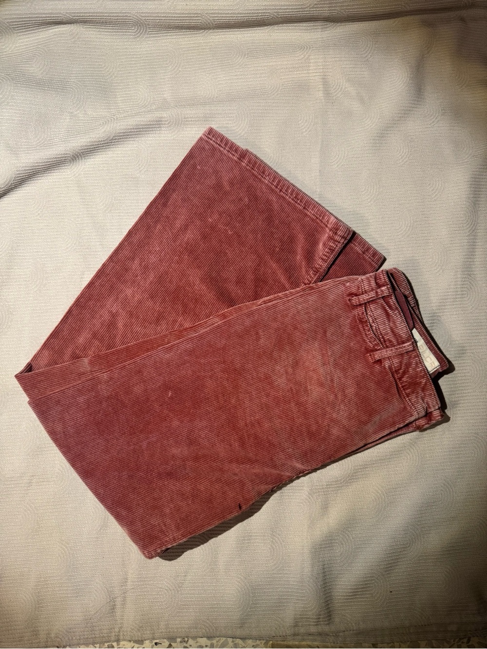 Anthropologie Plum-Rose Corduroy Pants